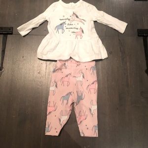 2/$15🍒 Baby Girl’s 2 piece outfit